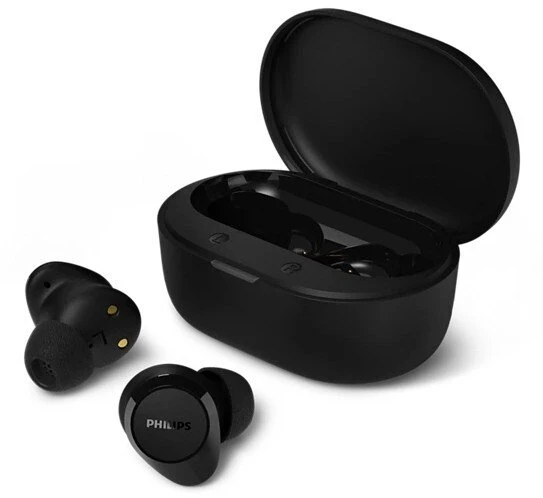 Ausinės Philips Ausinės/komplektas słuchawkowy Bezprzewodowy Douszny Połączenia/muzyka USB Type-C Bluetooth Juodas (TAT1300BK/00)