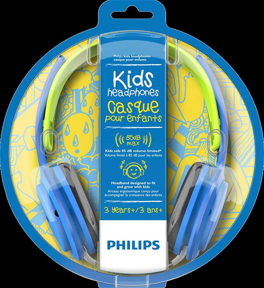 Vaikiškos ausinės Philips SHK2000BL/00 Mėlynos ir žalios