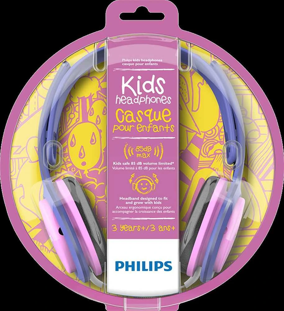 Vaikiškos ausinės Philips SHK2000PK/00 Rožinės ir violetinės