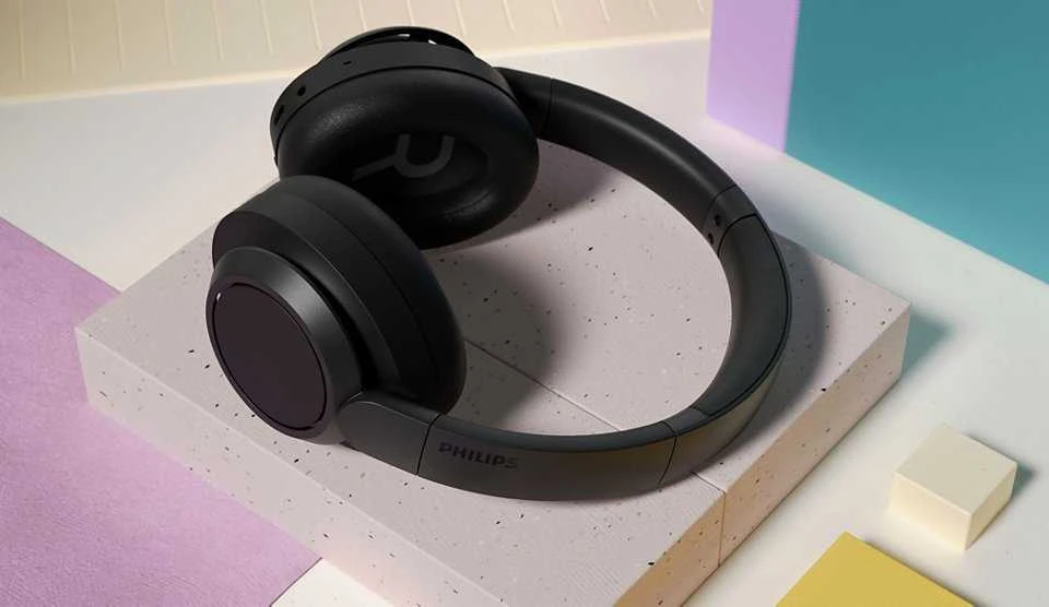 Ant ausų dedamos belaidės ausinės Philips TAH6509BK/00, Juodos