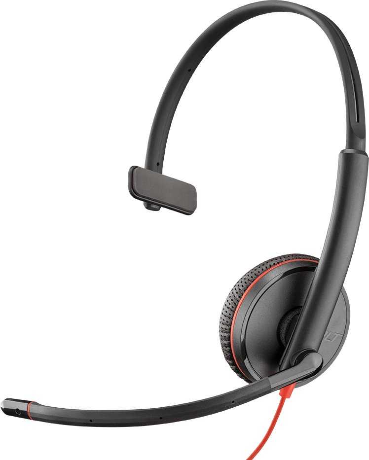 Ausinės Poly Blackwire C3215 USB-C Single (209750-22)
