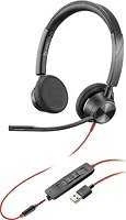 Poly Blackwire 3320 ausinės su USB valdymu