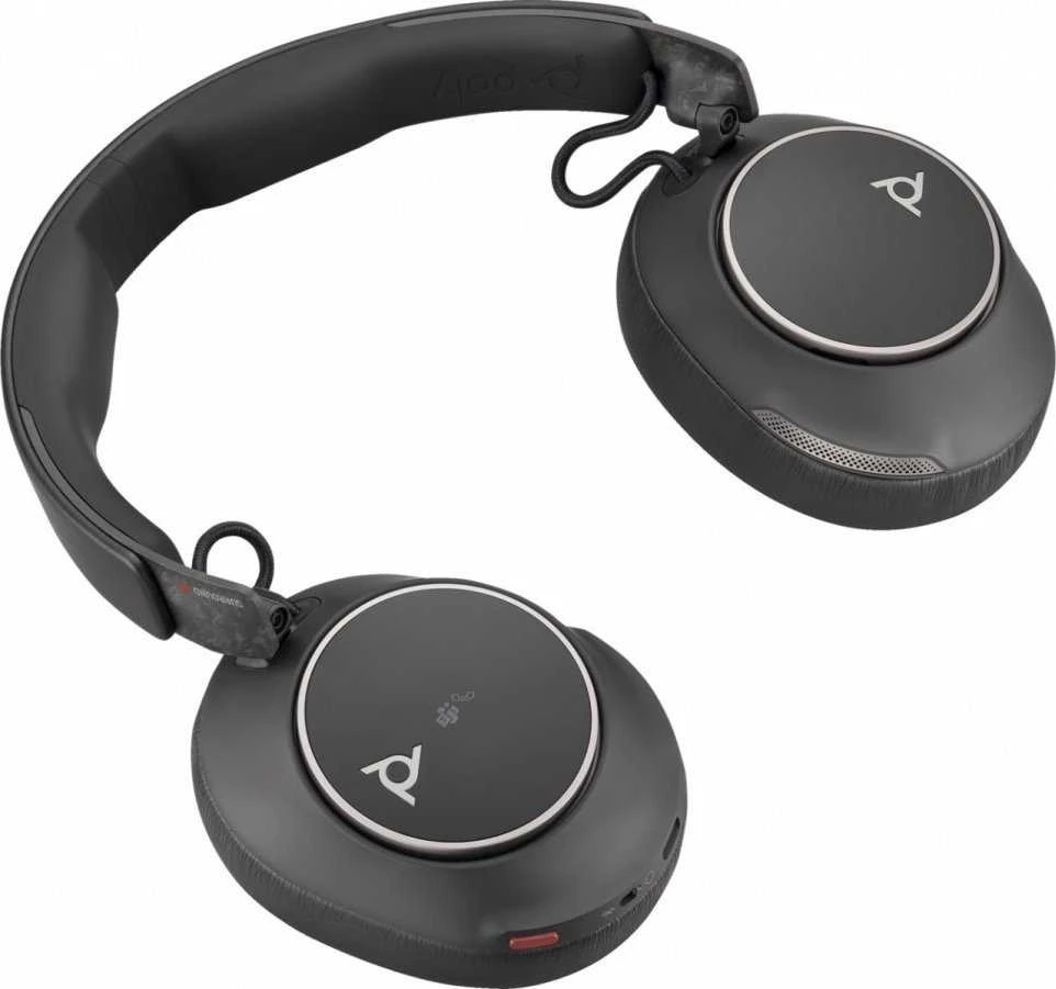 Poly Voyager Surround 80 ausinės matomos kampu