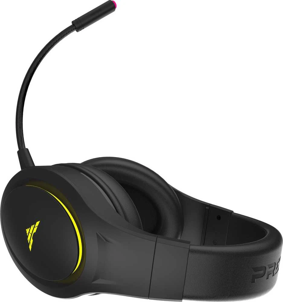 PREYON Hurricane Fly belaidės žaidimų ausinės (Juodos) | USB