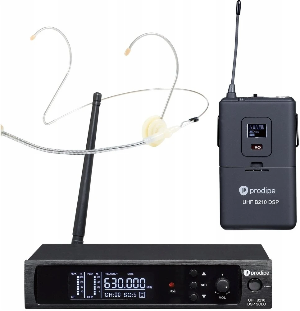 Prodipe Ausinės B210SOLO DSP UHF F5 - komplektas belaidis