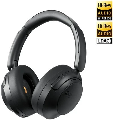 QCY H3S Belaidės Ant ausų uždedamos Ausinės with LDAC ir ANC Noise Cancellation - Juodas
