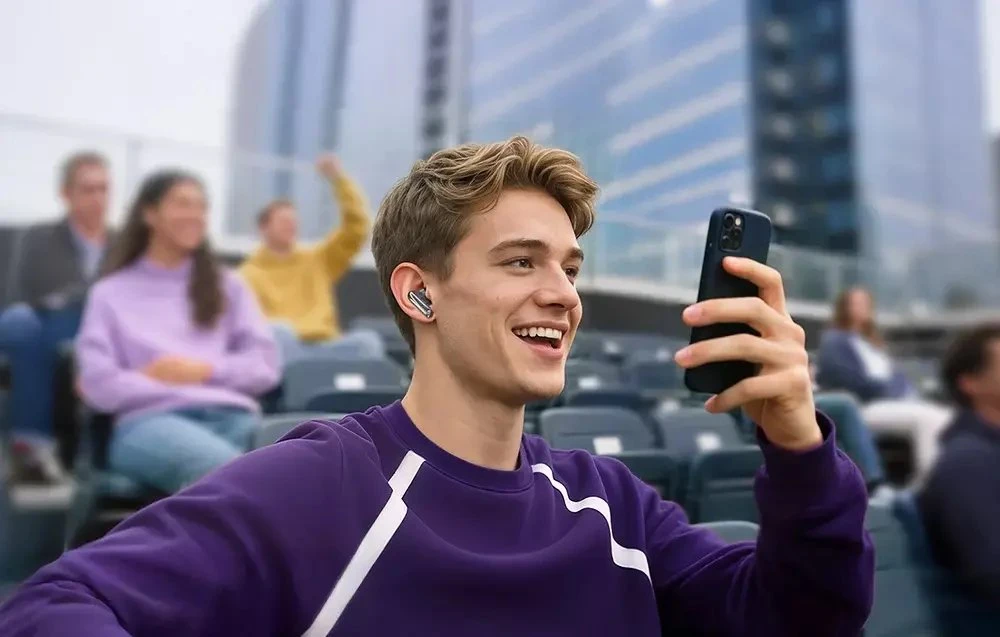Ausinės QCY HT18 LITE Titanium TWS Earbuds