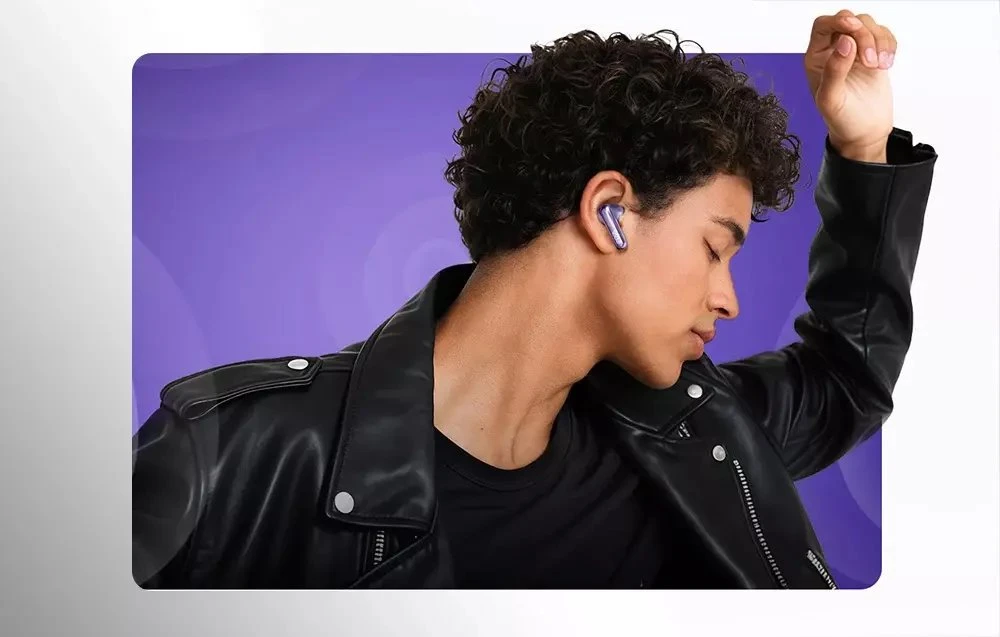 Ausinės QCY N70 HT18 LITE Belaidės Earbuds (Violetinė)