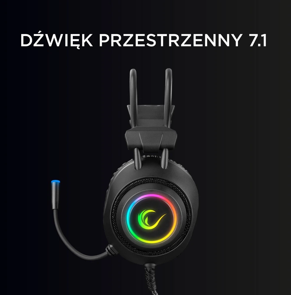 Ausinės Rampage RM-K19 juoda