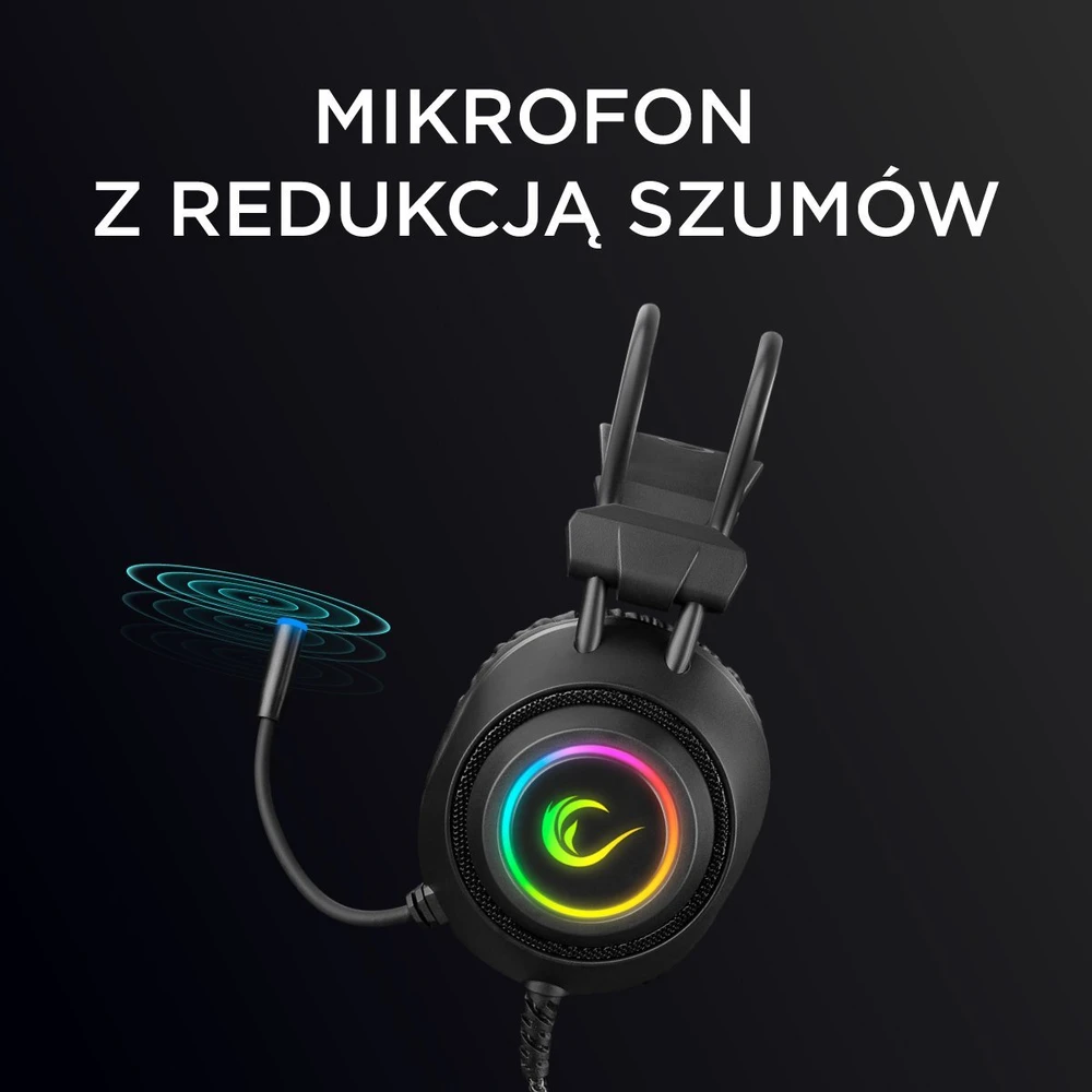 Ausinės Rampage RM-K19 juoda