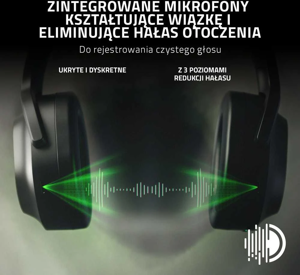 Razer | Ausinės Žaidimams | Barracuda Pro | Belaidės | Ant ausų uždedamos | Noise canceling | Belaidės
