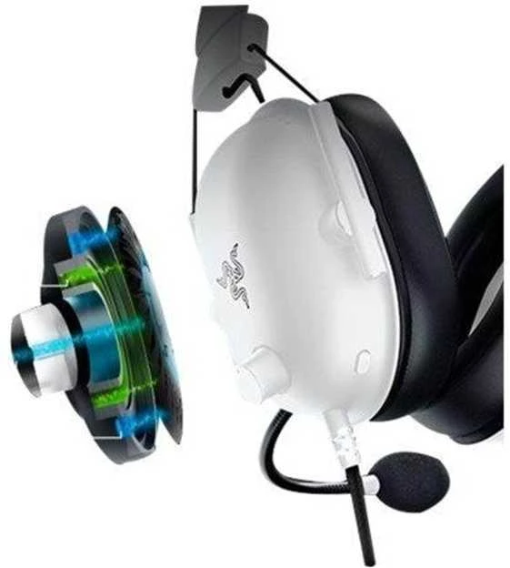 Esports Žaidimų Ausinės Razer BlackShark V2 X, Baltos