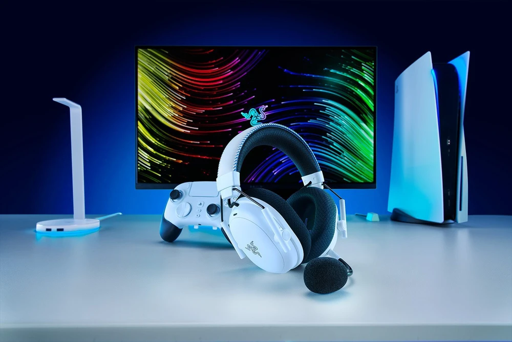 Razer BlackShark V3 Pro skirta PlayStation Ausinės Žaidimams, Over-Ear,Belaidės, Baltas | Razer