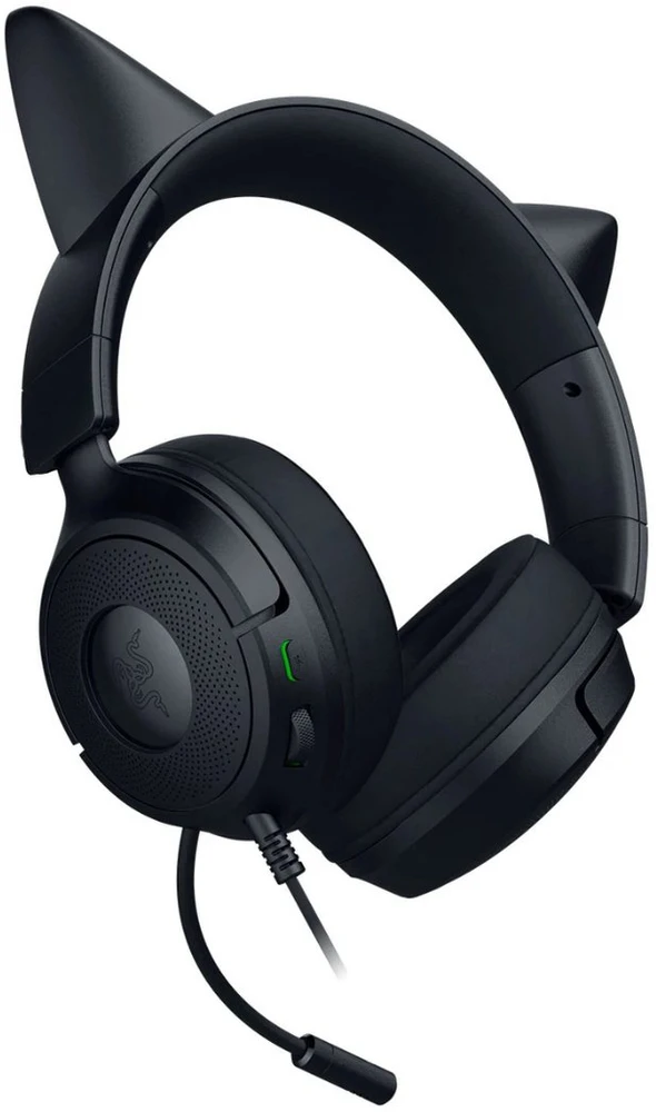 Razer Ausinės Žaidimams | Kraken Kitty V3 X | su laidu | Over-Ear | Mikrofonas | Juodas