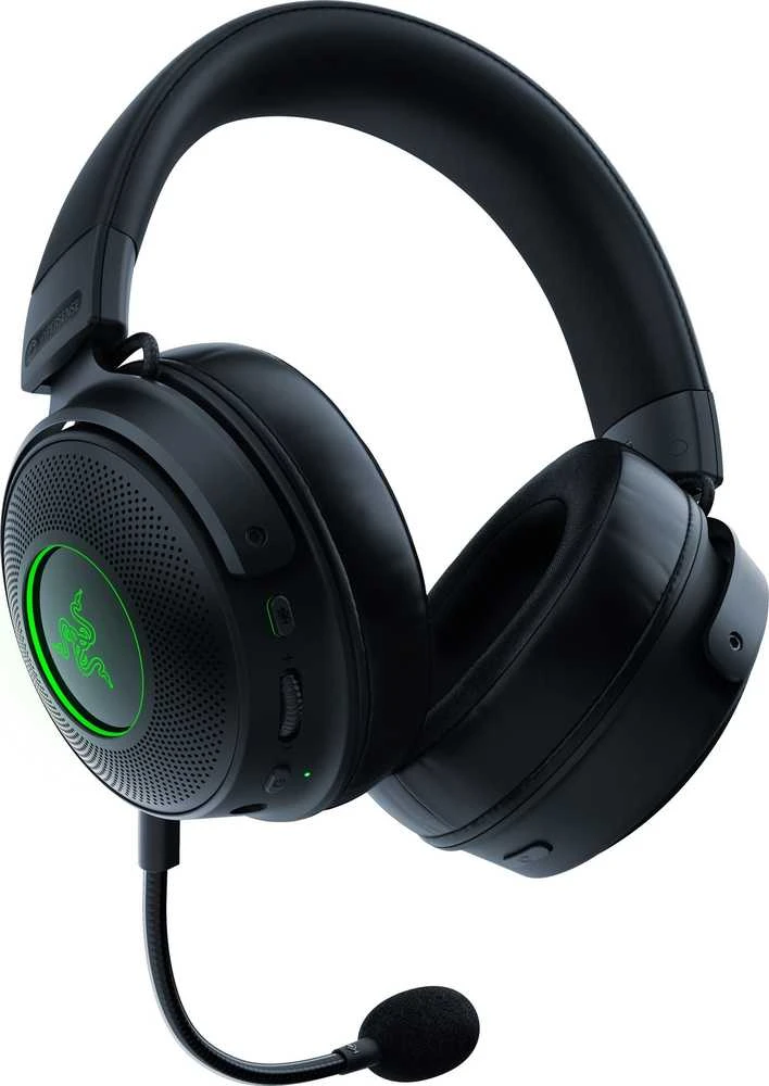 Belaidės Žaidimų ausinės Razer Kraken V3 Pro, Juodos