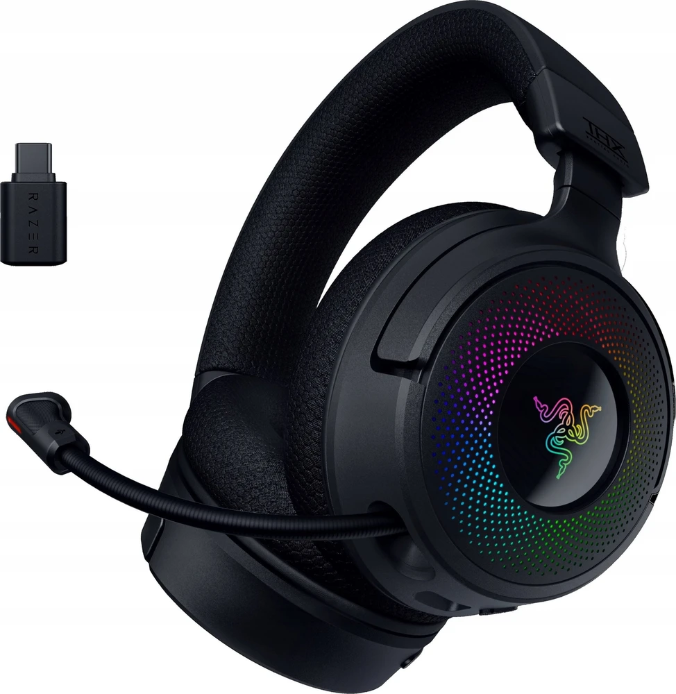 Razer Ausinės Žaidimams | Kraken V4 | Belaidės/su laidu | Over-Ear | Mikrofonas | Juodas