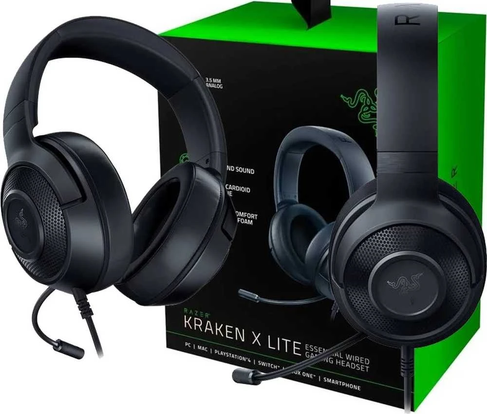 Žaidimų Ausinės Razer Kraken X Lite