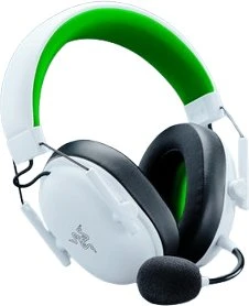 Razer BlackShark V3 X ausinės su mikrofonu ir žaliu lanku