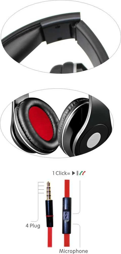 Ausinės Rebeltec Audiofeel Juodas