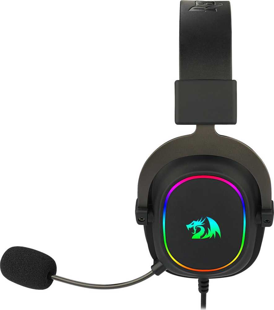 Ausinės Redragon H510 Zeus-X RGB juodai-raudonas
