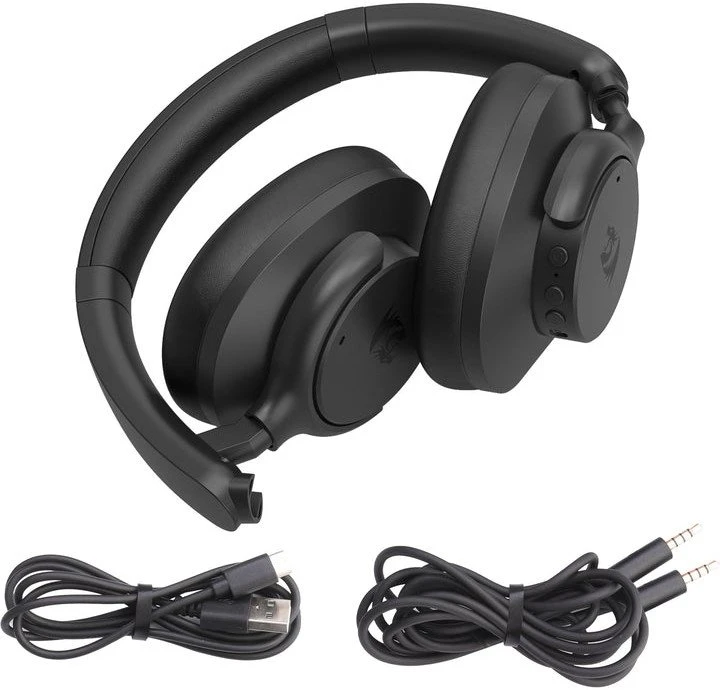 Ausinės Redragon VibeCore 600X Juodas