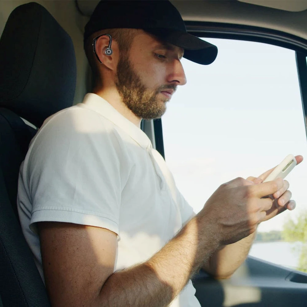 Zestaw Rinkinys Belaidės „Bluetooth“ ausinės vairuotojams