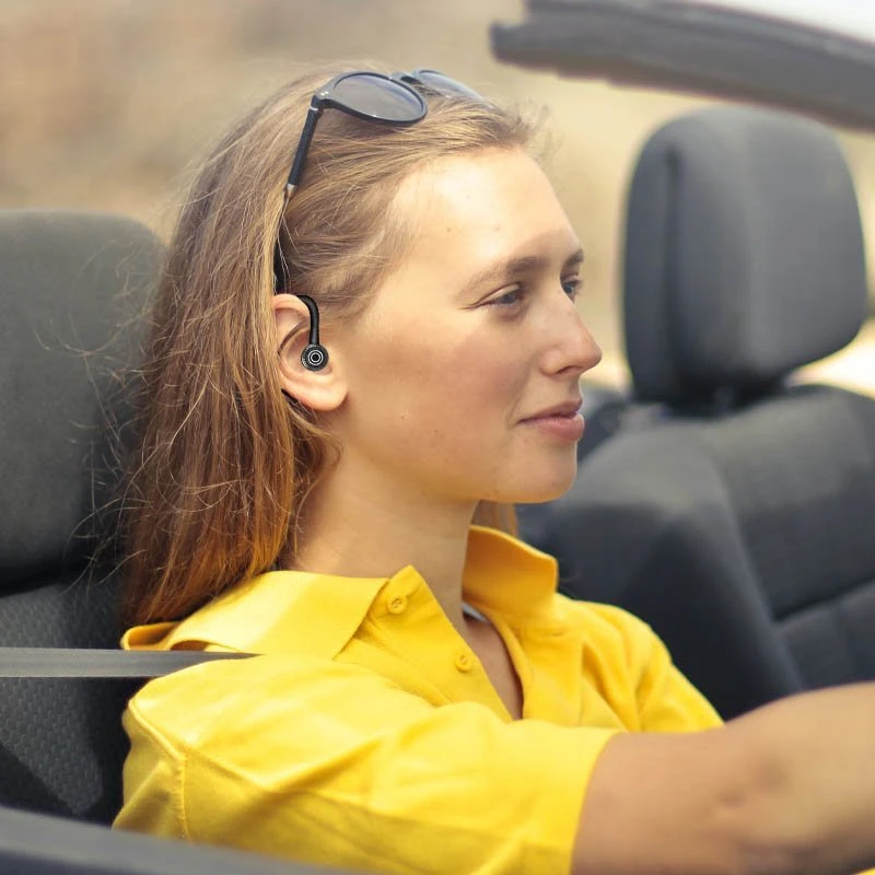 Zestaw Rinkinys Belaidės „Bluetooth“ ausinės vairuotojams