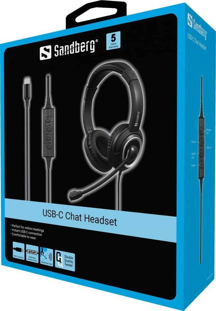 Sandberg USB-C pokalbių ausinės