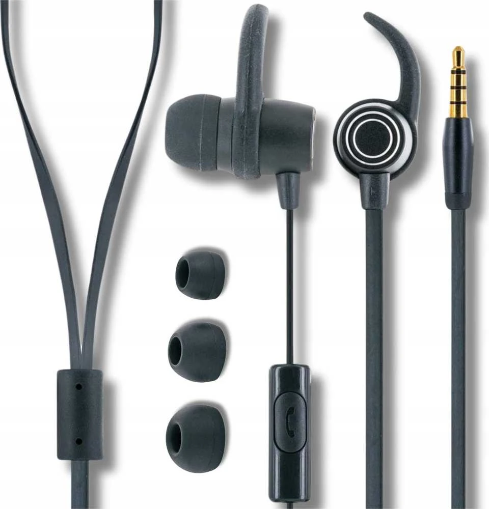Schwaiger Ausinės In-Ear, 1 x 3,5 mm, stereo, Juodos spalvos