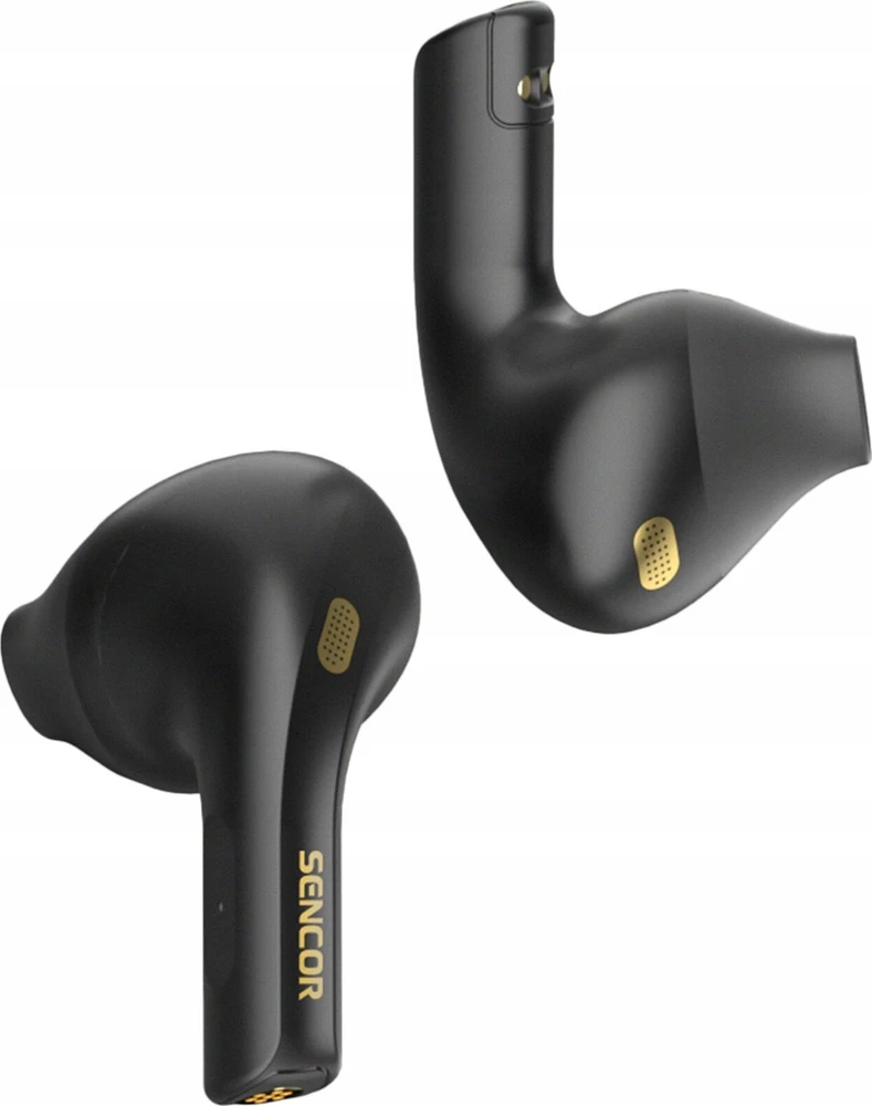 Sencor Įstatomos į ausis (į ausis įkišamos tipo) ausinės bluetooth sep 560bt bk, bt 5.3, czas 6h, 40mah