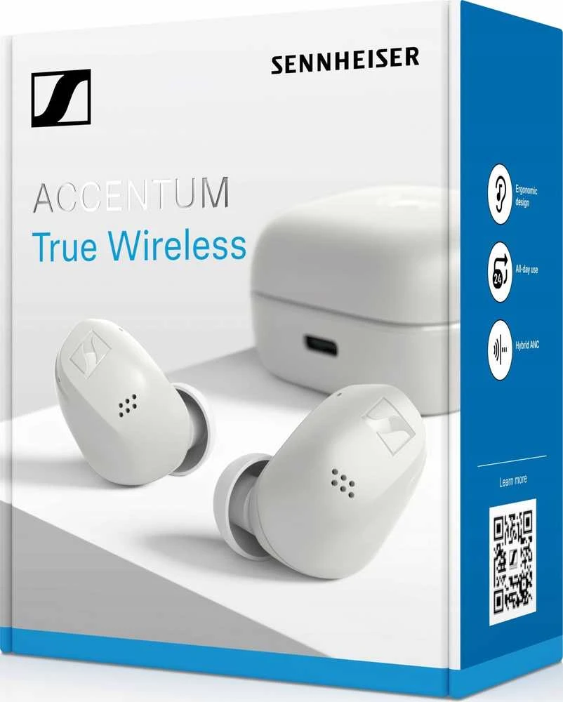Ausinės Sennheiser Accentum True Belaidės In-Ear Earbuds Baltas EU