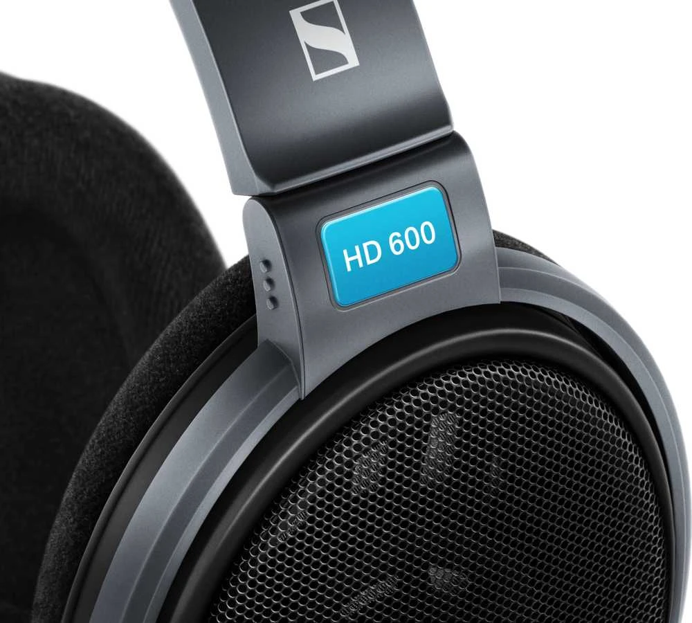 Sennheiser HD 600 Hi-Fi profesionalios audiofilinės ausinės, Juodos spalvos