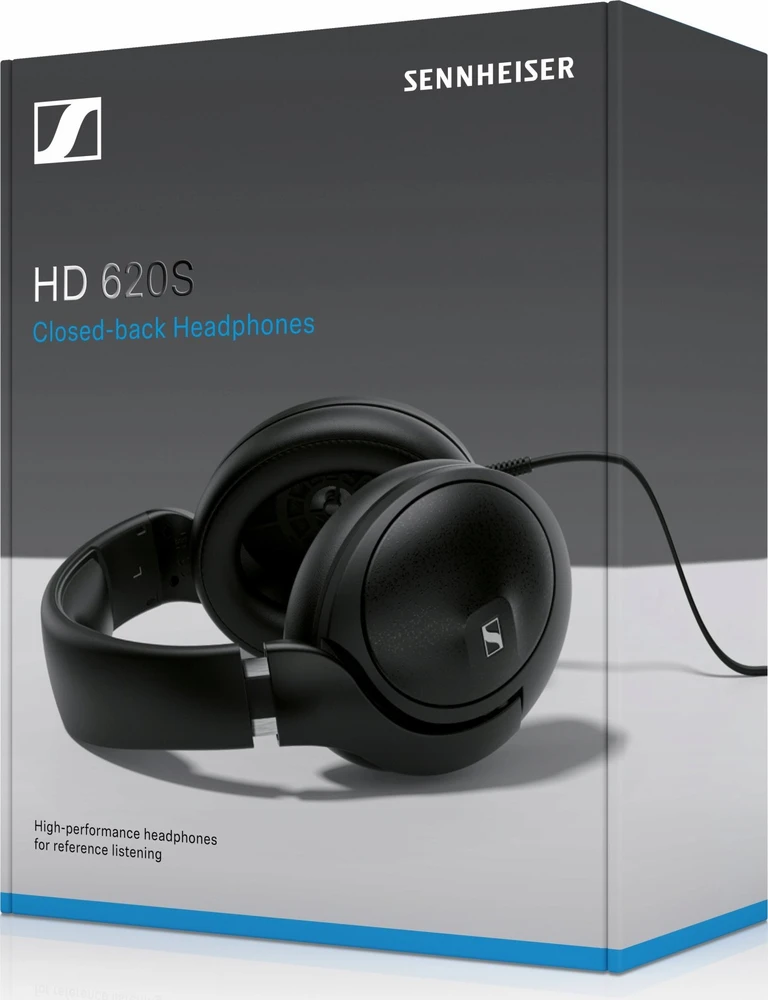 Sennheiser HD 620S Over-Ear Ausinės with Detachable Cables, Juodas EU