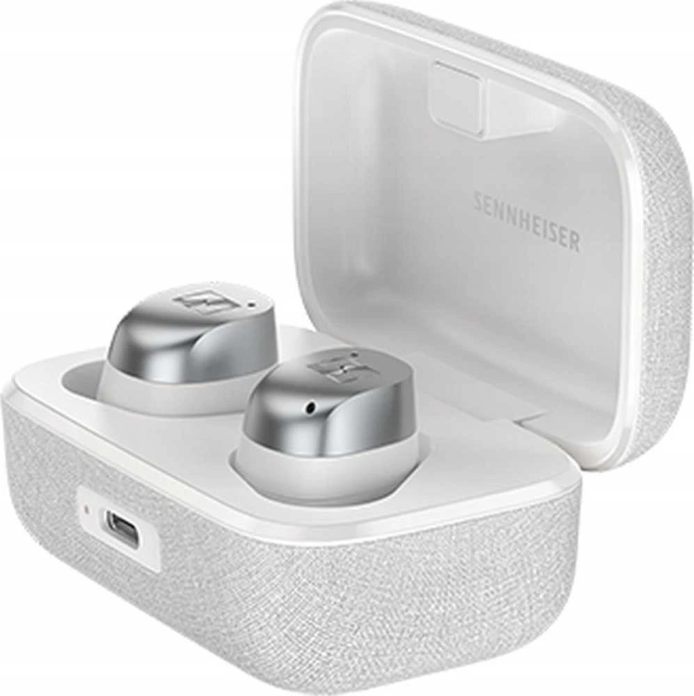 Sennheiser Momentum 4 TWS ausinės, Sidabrinės spalvos