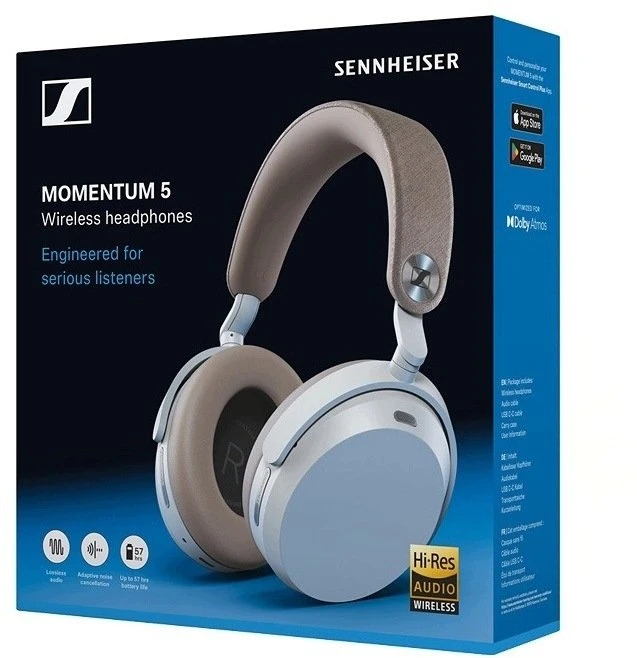 Ausinės Sennheiser MOMENTUM 5 Belaidės Baltas