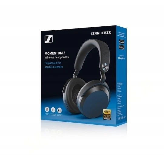 Ausinės Sennheiser MOMENTUM 5 Belaidės Juodas