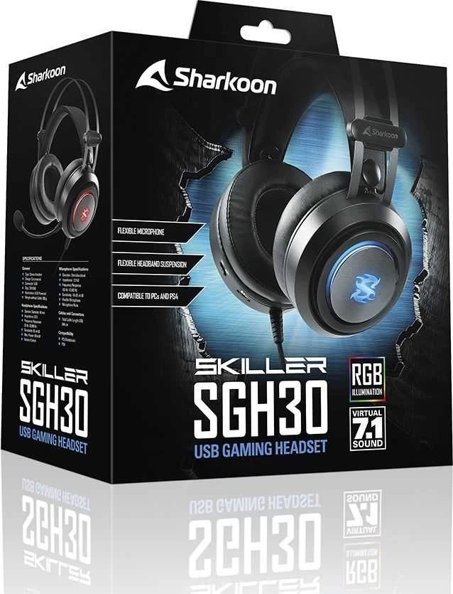 Sharkoon Ausinės Skiller SGH30 Stereo USB juodas