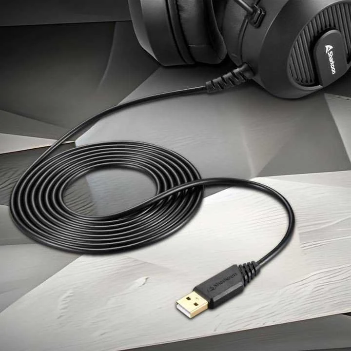 Sharkoon Skiller SGH20 – laidas su USB-A jungtimi