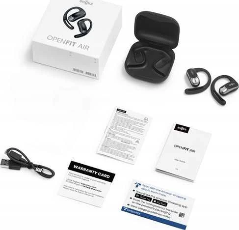 Ausinės Shokz OpenFit Air, Baltos spalvos