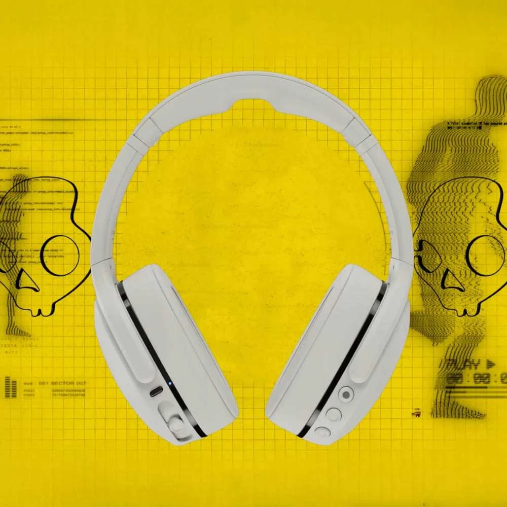 Skullcandy Crusher 540 pilkos ausinės - priekinis vaizdas