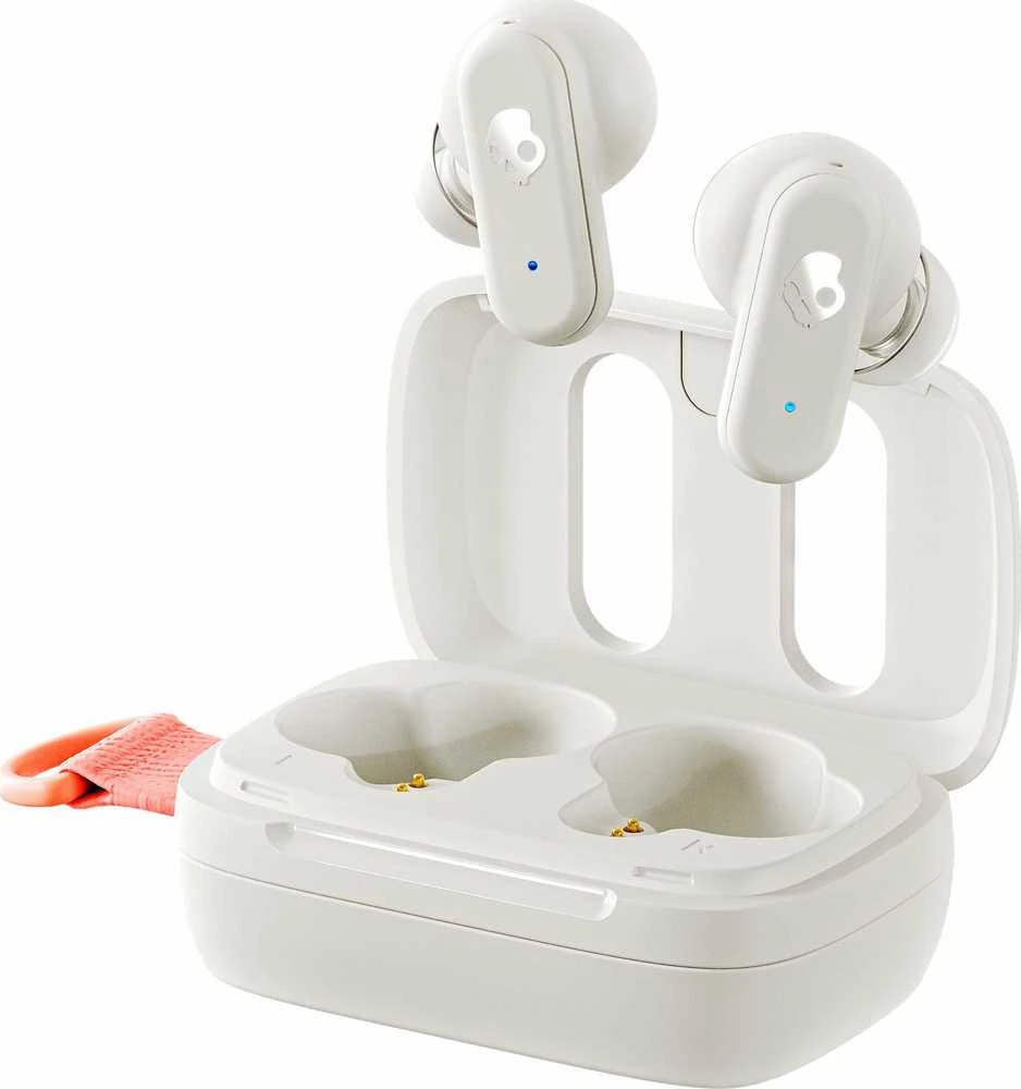 Skullcandy Dime 3 baltos ausinės su krovimo dėklu
