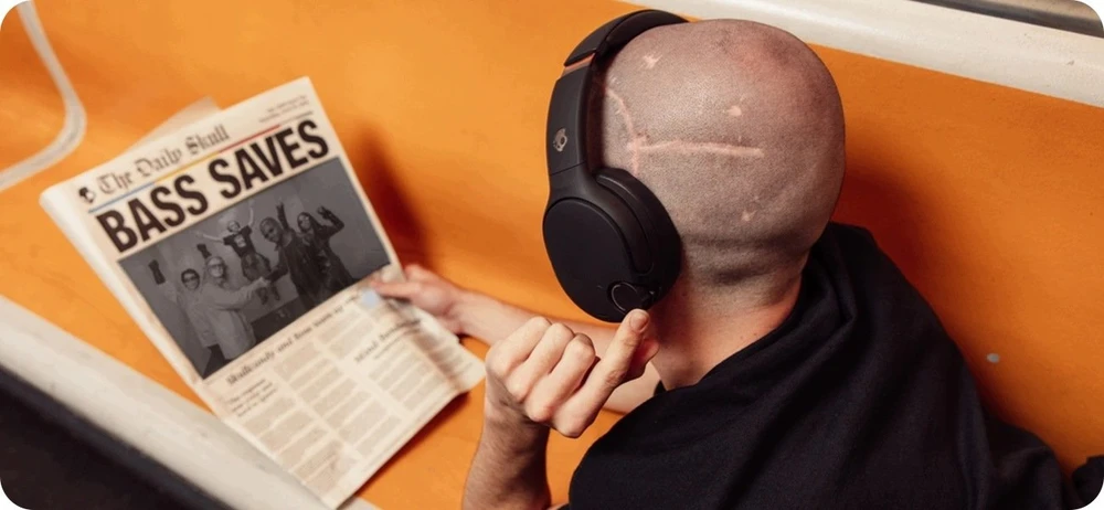 Ausinės Skullcandy Crusher 720 juodas
