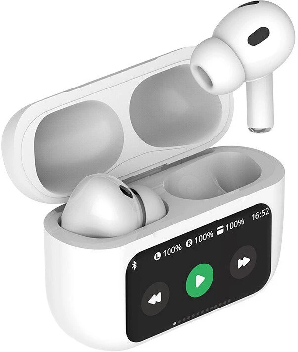 Ausinės Somostel Ausinės bluetooth Įstatomos į ausis (į ausis įkišamos tipo) ausinės Tws Lcd SMS-CK32