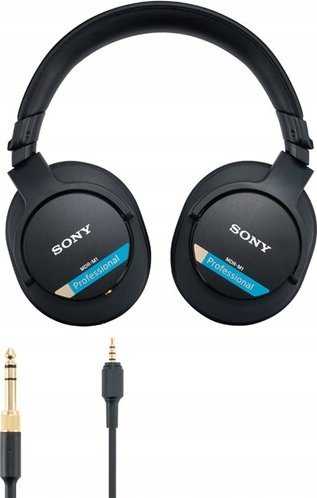 Sony MDR-M1 uždaros studijinės ausinės, Juodos