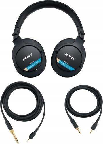 Sony MDR-M1 uždaros studijinės ausinės, Juodos