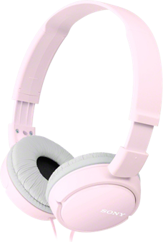 Sulankstomos ausinės Sony MDR-ZX110AP, Rožinės