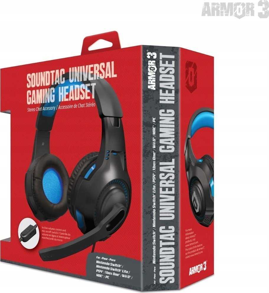 MyScreen Ausinės SOUNDTAC UNIVERSAL GAMING Mėlynas