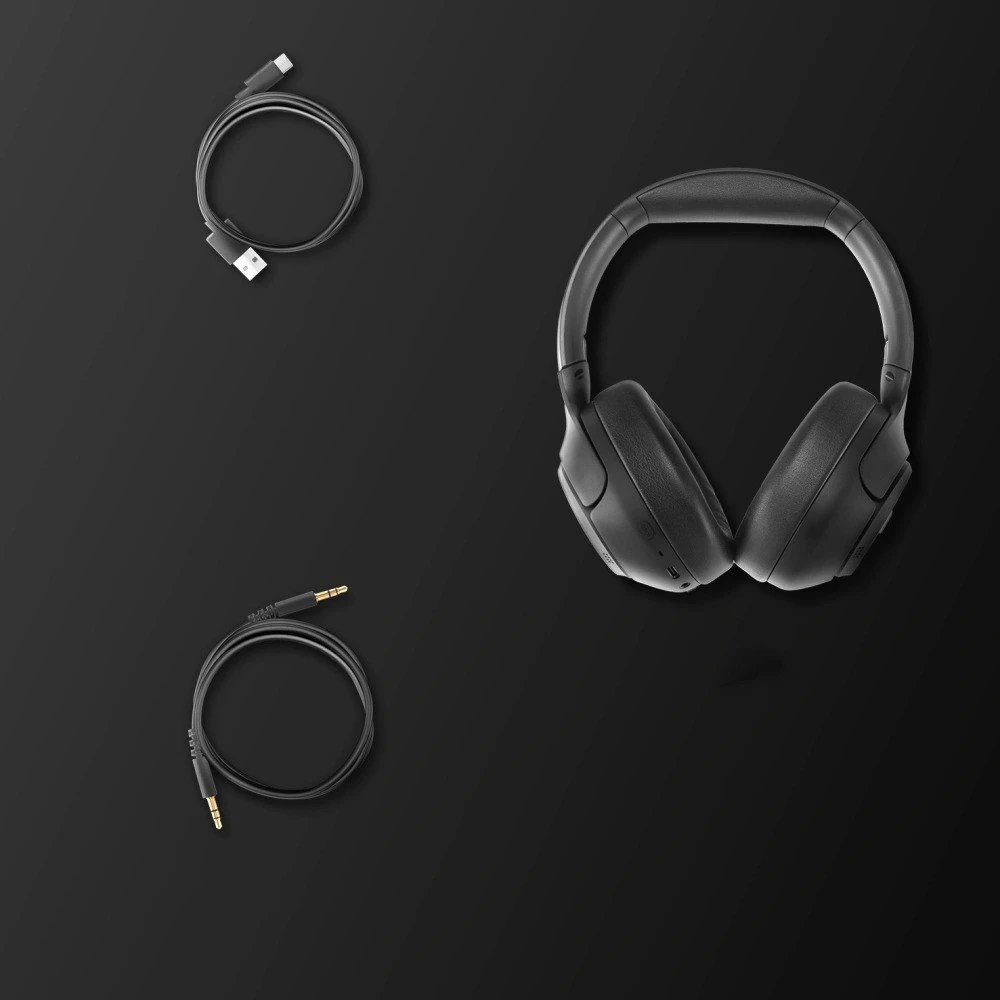 Spigen SA2403 ANC Pro belaidės ausinės - juodos spalvos