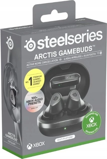 SteelSeries Arctis GameBuds žaidimų ausinės, skirtos Xbox Series X/S konsolėms
