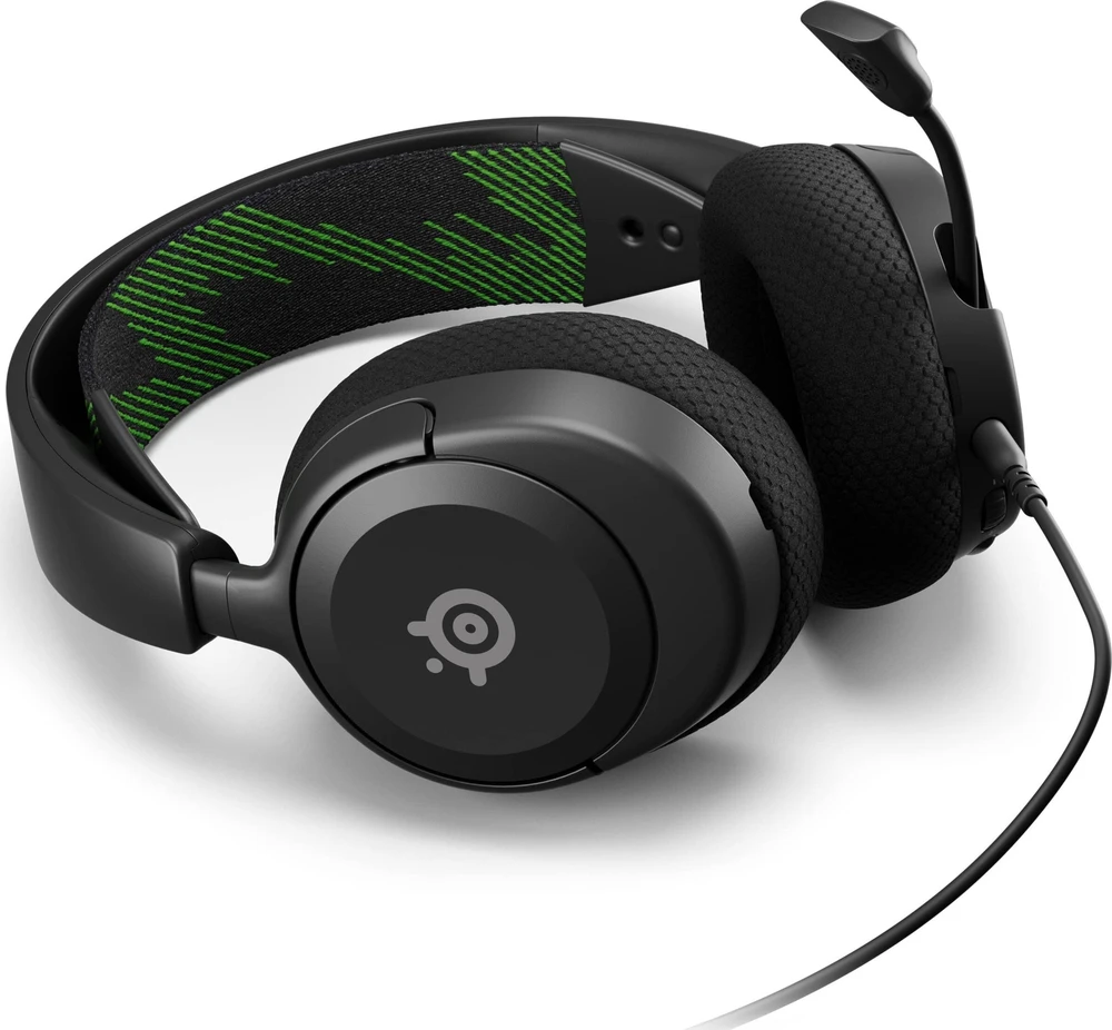 Ausinės žaidimams su mikrofonu SteelSeries Arctis Nova 1X Over-Ear, Juodos spalvos